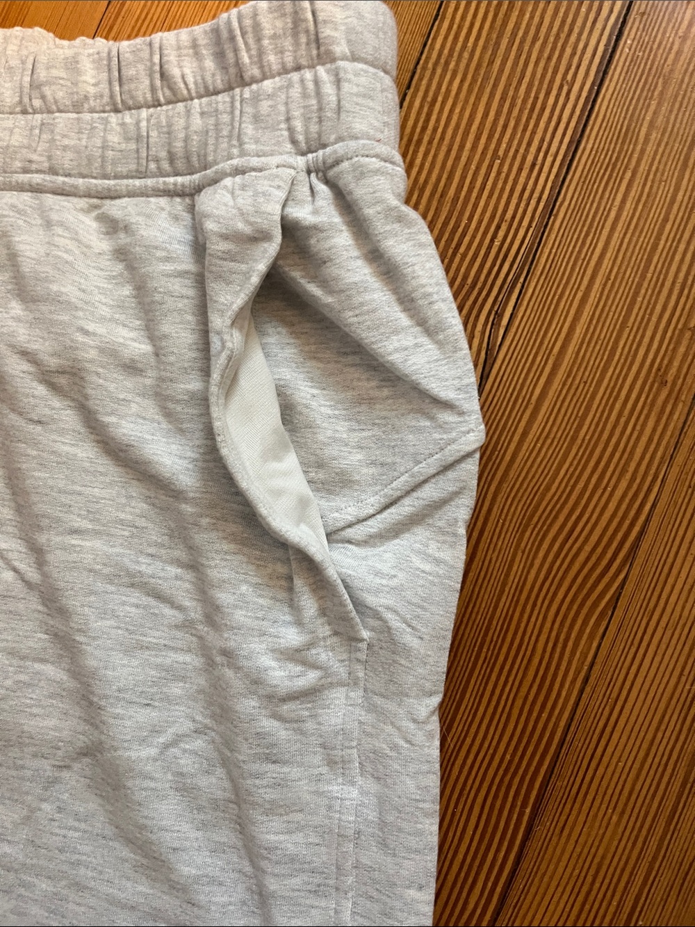 Lululemon Heather Gray Wide Leg Sweatpants - Picture 3 of 6